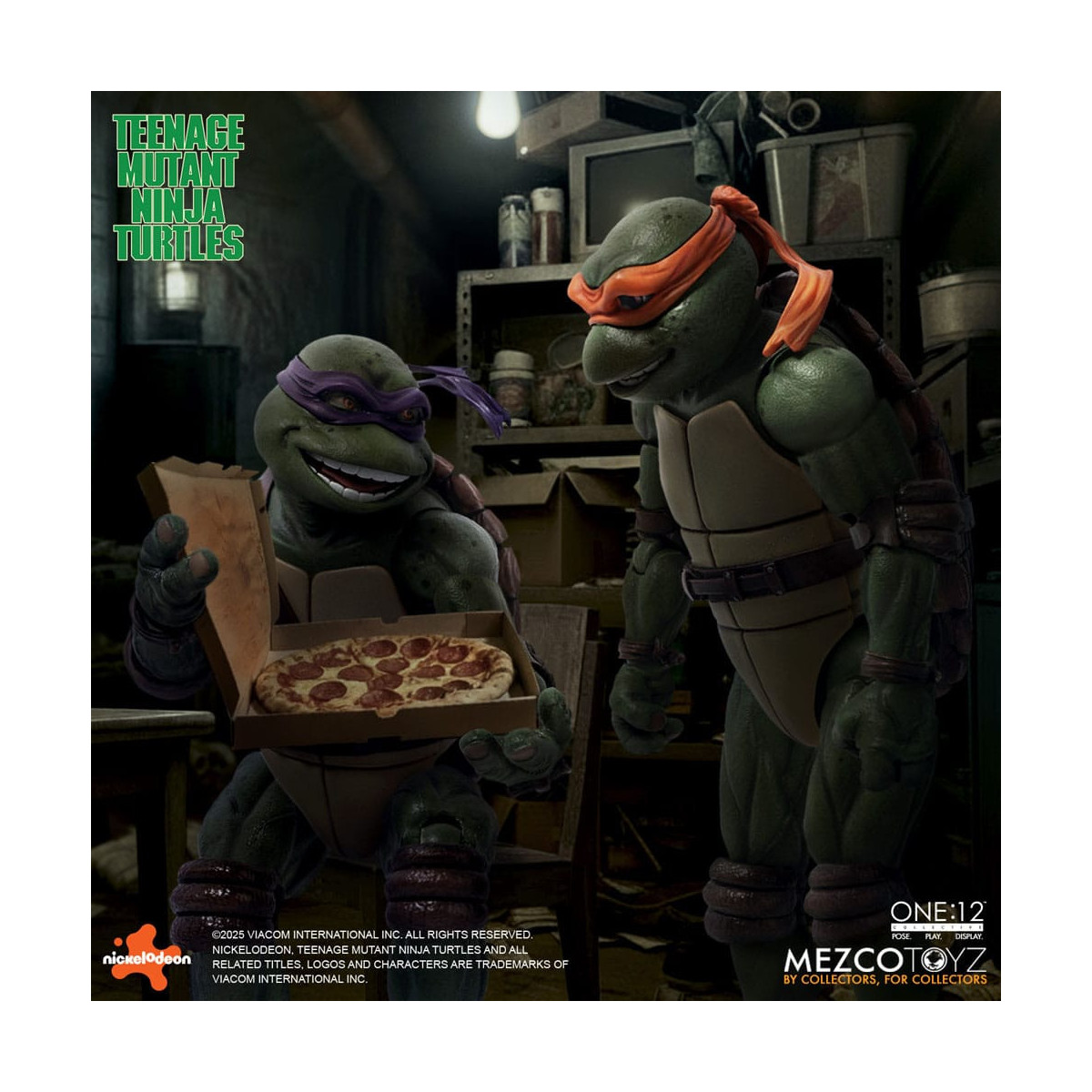 Mezco One 12 - Teenage Mutant Ninja Turtles (Película de 1990) Set de 4 figuras - Tortugas Ninja