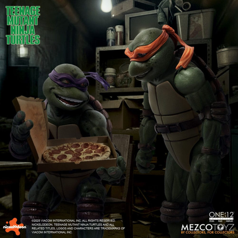 Mezco One 12 - Teenage Mutant Ninja Turtles (Película de 1990) Set de 4 figuras - Tortugas Ninja