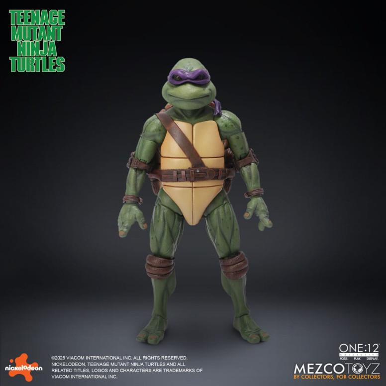 Mezco One 12 - Teenage Mutant Ninja Turtles (Película de 1990) Set de 4 figuras - Tortugas Ninja