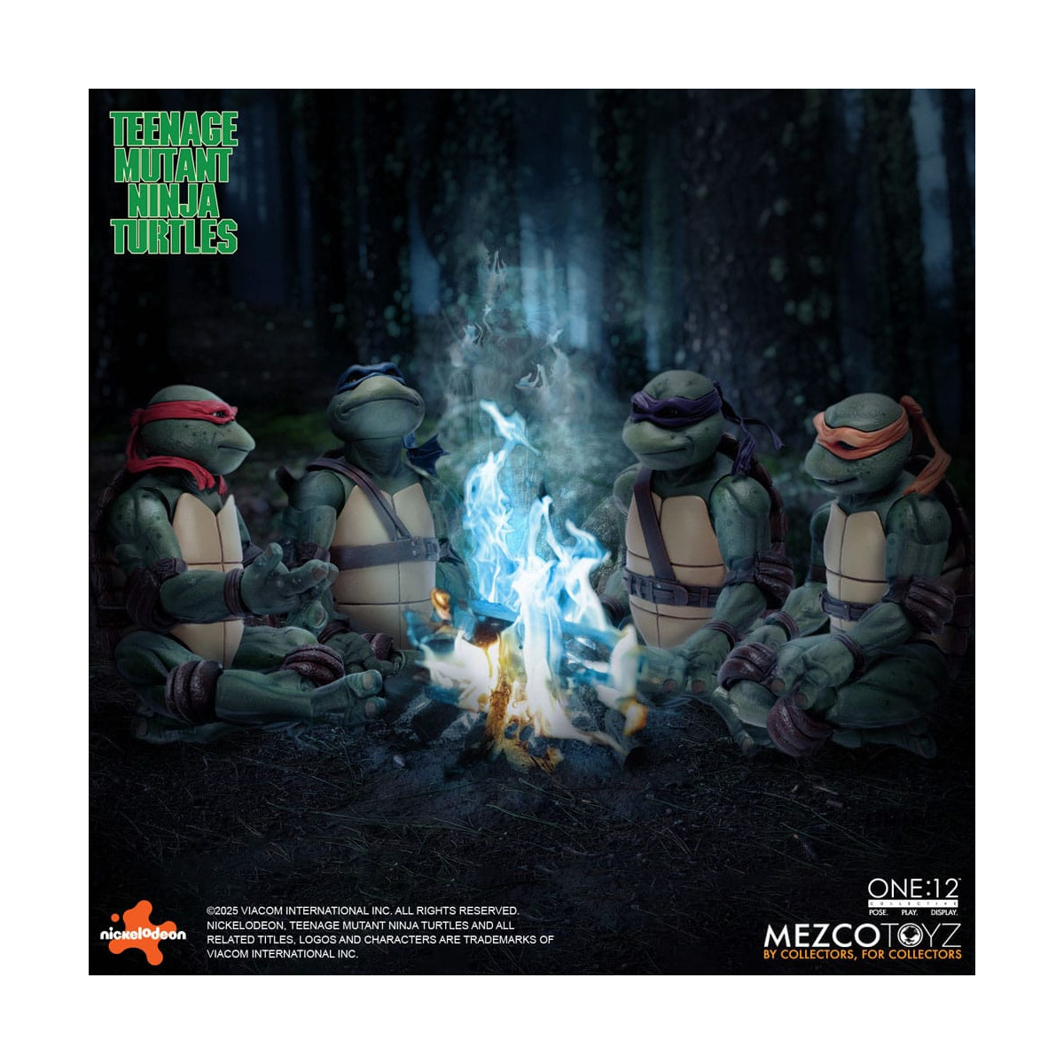 Mezco One 12 - Teenage Mutant Ninja Turtles (Película de 1990) Set de 4 figuras - Tortugas Ninja