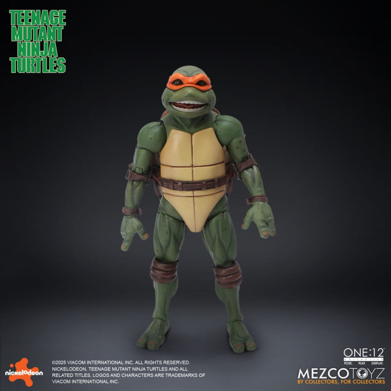 Mezco One 12 - Teenage Mutant Ninja Turtles (Película de 1990) Set de 4 figuras - Tortugas Ninja