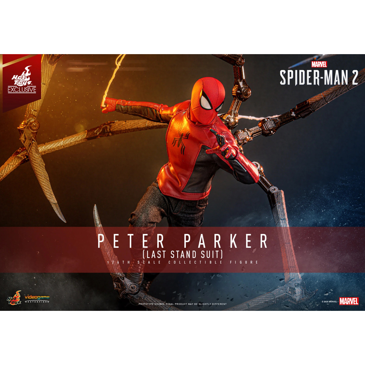 Hot Toys - Marvel's Spider-Man 2 - Spider-Man Last Stand Traje VGM 1/6 - Exclusivo