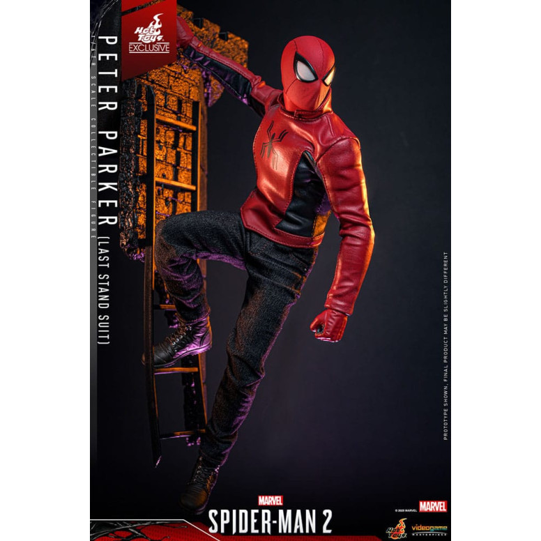 Hot Toys - Marvel's Spider-Man 2 - Spider-Man Last Stand Traje VGM 1/6 - Exclusivo