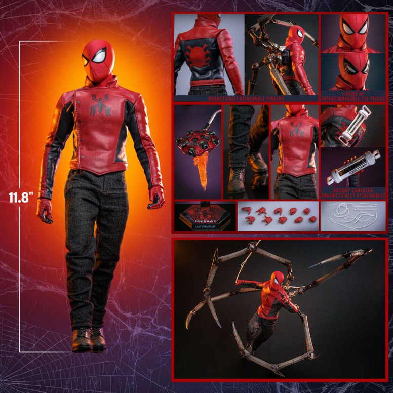 Hot Toys - Marvel's Spider-Man 2 - Spider-Man Last Stand Traje VGM 1/6 - Exclusivo