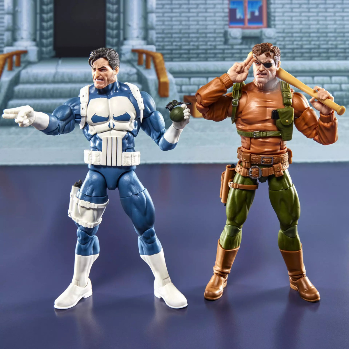Hasbro Marvel Legends Serie Gamerverse - The Punisher & Nick Fury