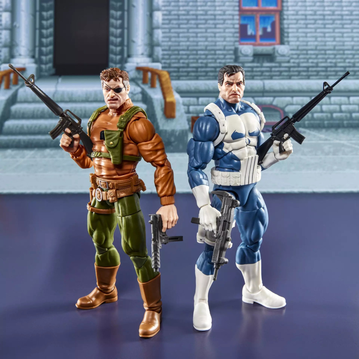 Hasbro Marvel Legends Serie Gamerverse - The Punisher & Nick Fury