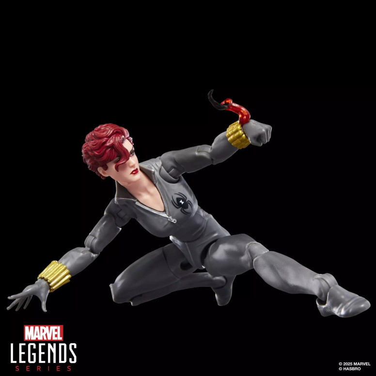 Marvel Legends - Viuda Negra (uniforme gris) - Mini Comics Edición 2