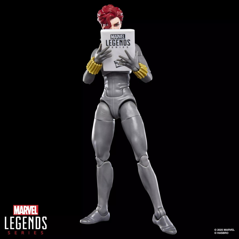 Marvel Legends - Viuda Negra (uniforme gris) - Mini Comics Edición 2