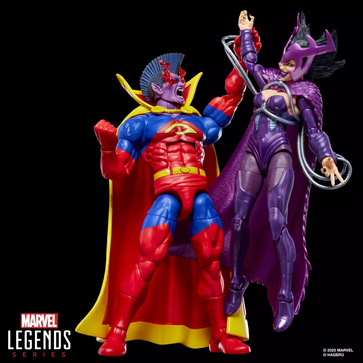Hasbro Marvel Legends Serie X-Men - Deathbird & Gladiator
