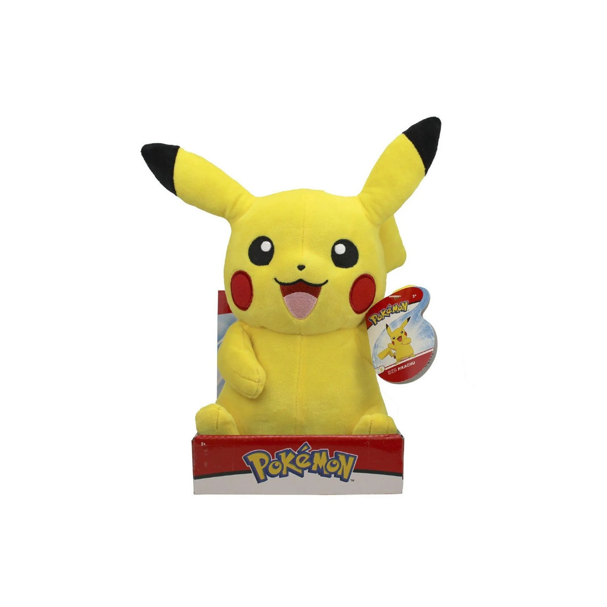 Jazwares Pokémon - Peluche Pikachu Sentado - 30cm