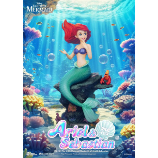 Beast Kingdom Disney - Master Craft Ariel y Sébastien - La Sirenita