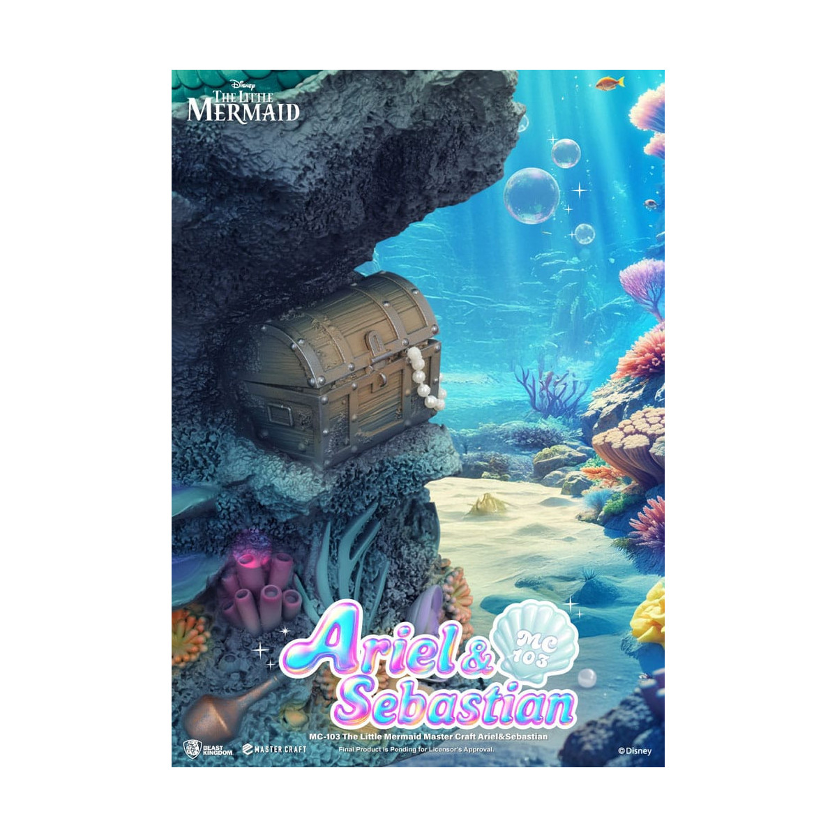 Beast Kingdom Disney - Master Craft Ariel y Sébastien - La Sirenita