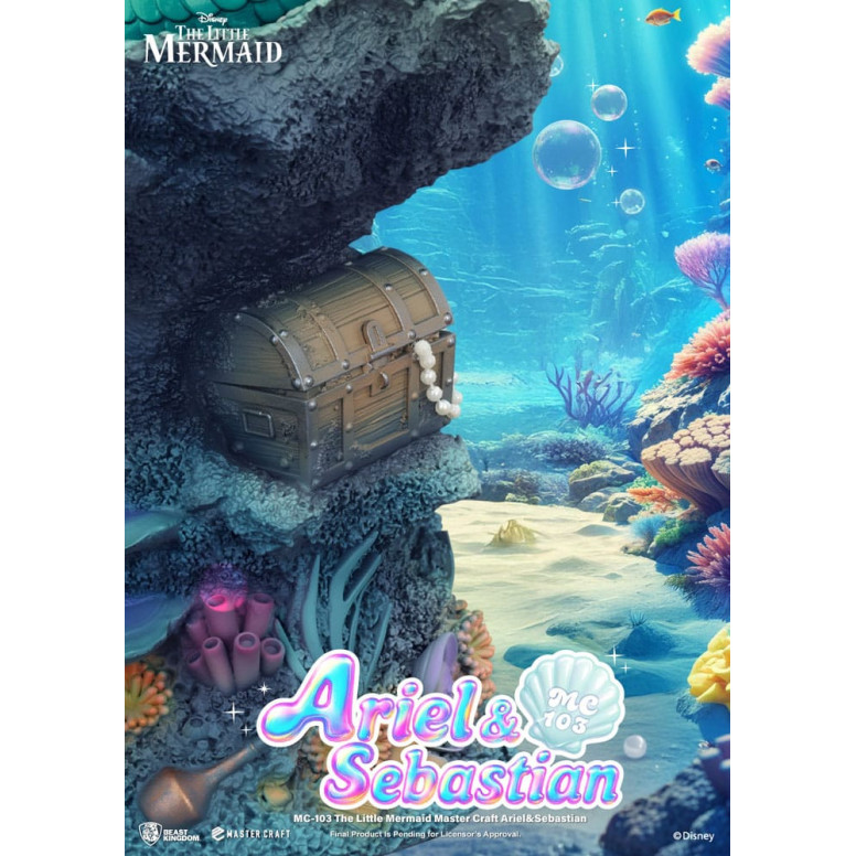 Beast Kingdom Disney - Master Craft Ariel y Sébastien - La Sirenita