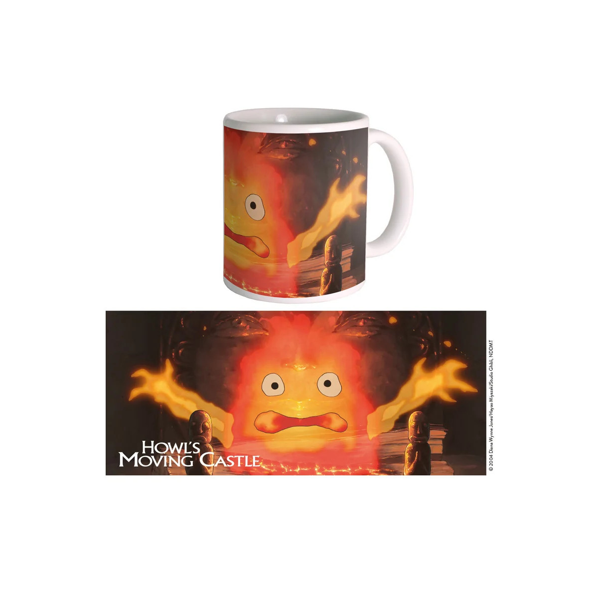 Semic - Mug Ghibli 11 - Calcifer - El castillo móvil