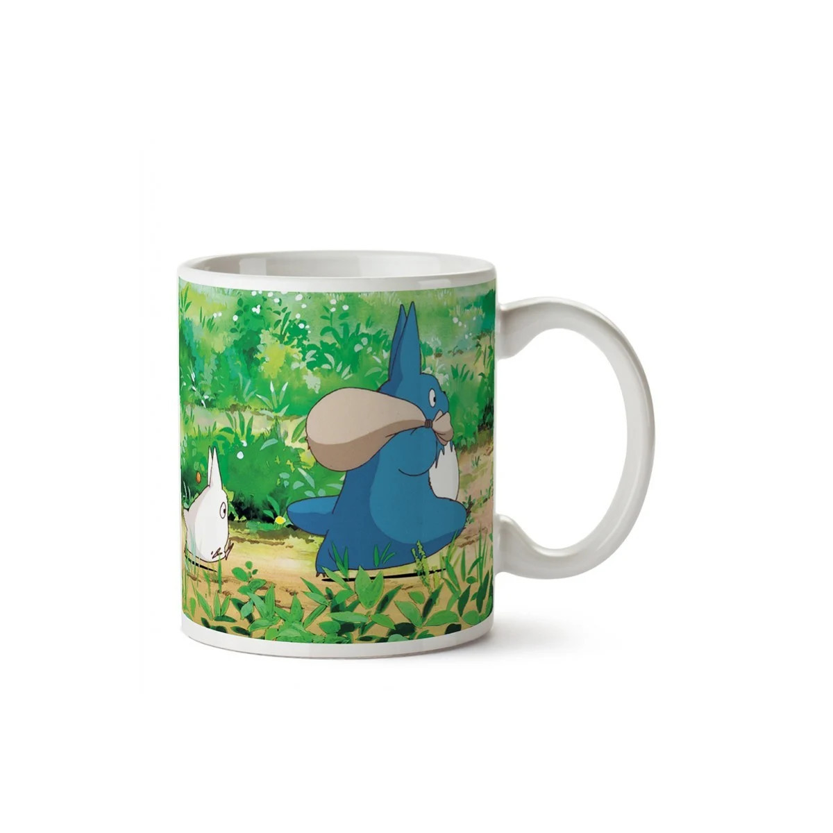 Semic - Taza Ghibli 08 - Totoro Azul y Blanco - Mi vecino Totoro