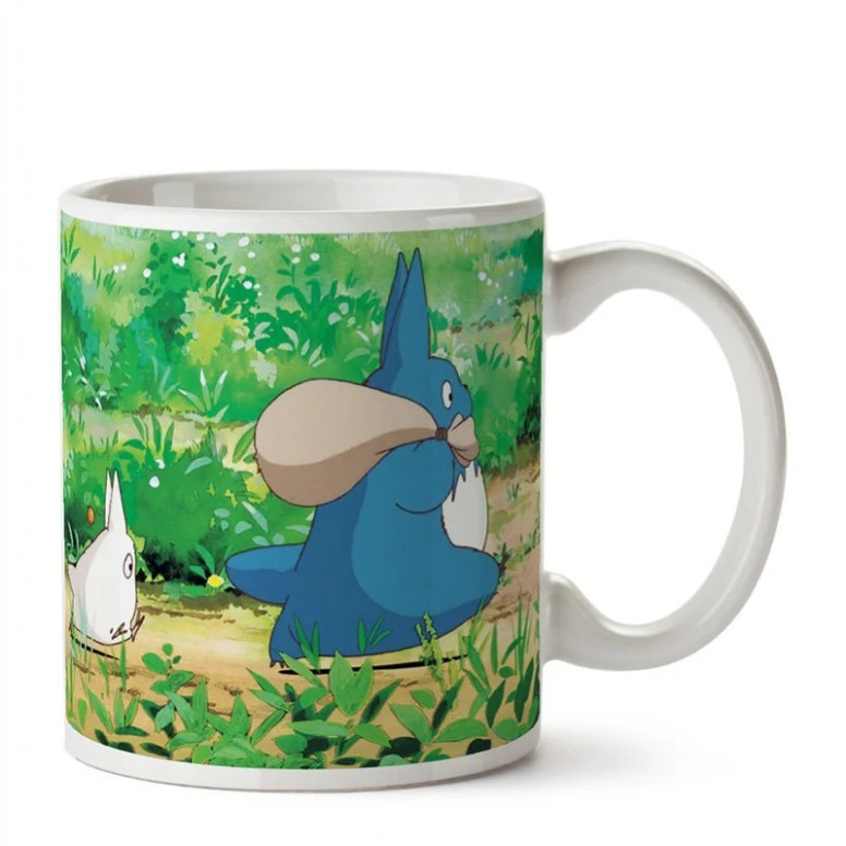 Semic - Taza Ghibli 08 - Totoro Azul y Blanco - Mi vecino Totoro