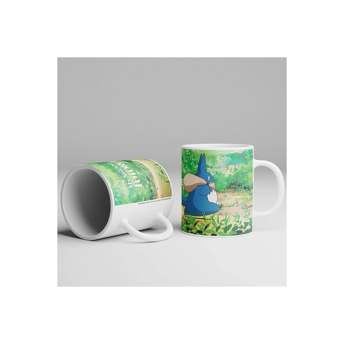 Semic - Taza Ghibli 08 - Totoro Azul y Blanco - Mi vecino Totoro