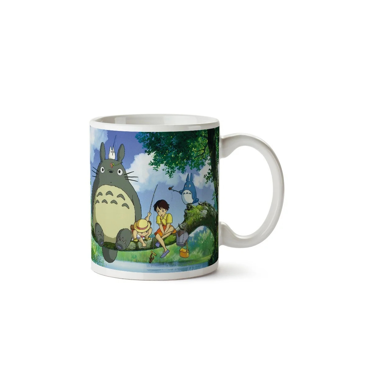 Semic - Taza Ghibli 01 - Totoro Pescando - Mi vecino Totoro