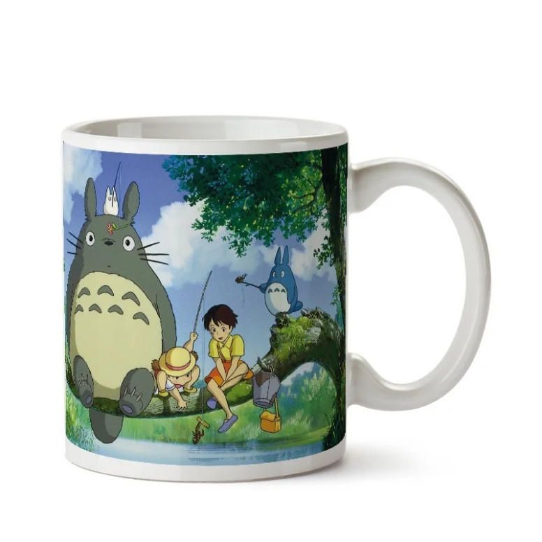 Semic - Taza Ghibli 01 - Totoro Pescando - Mi vecino Totoro