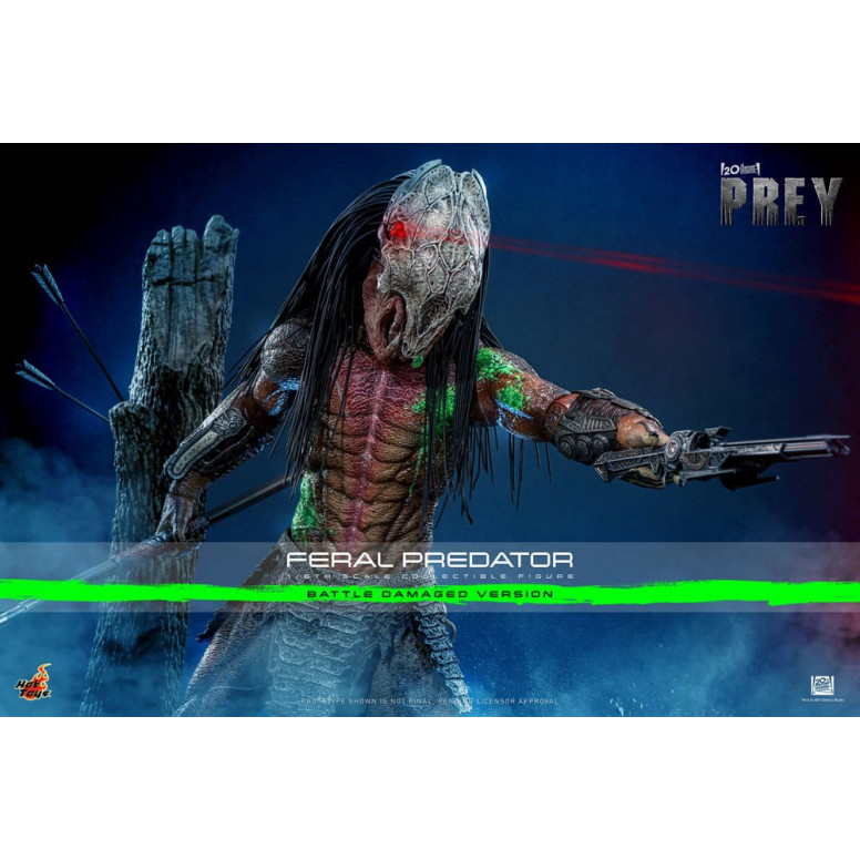Hot Toys - Depredador Feral (Versión Dañada en Batalla) MMS 1/6 - Prey