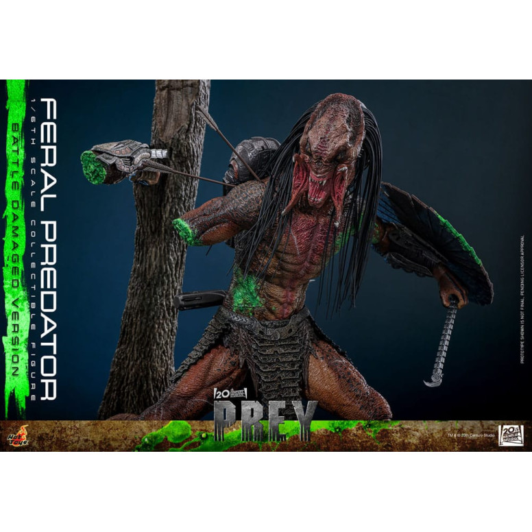 Hot Toys - Depredador Feral (Versión Dañada en Batalla) MMS 1/6 - Prey
