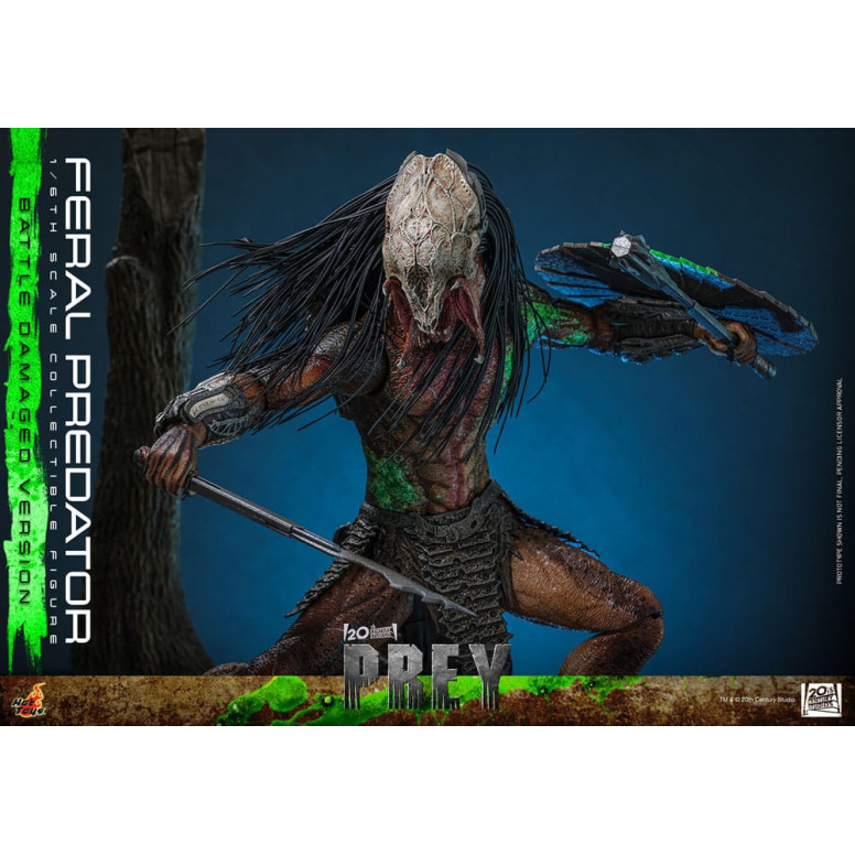 Hot Toys - Depredador Feral (Versión Dañada en Batalla) MMS 1/6 - Prey