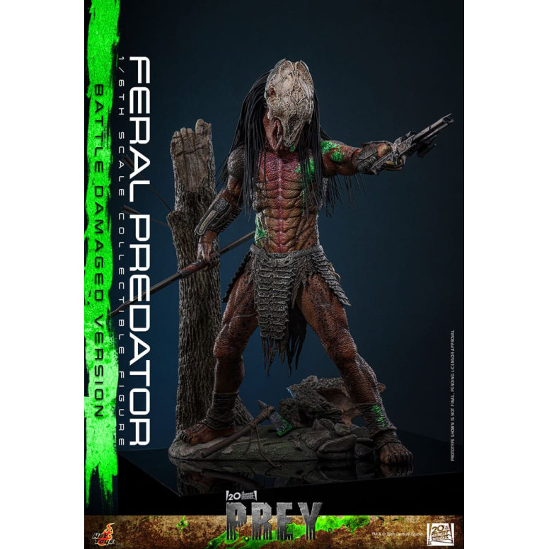 Hot Toys - Depredador Feral (Versión Dañada en Batalla) MMS 1/6 - Prey