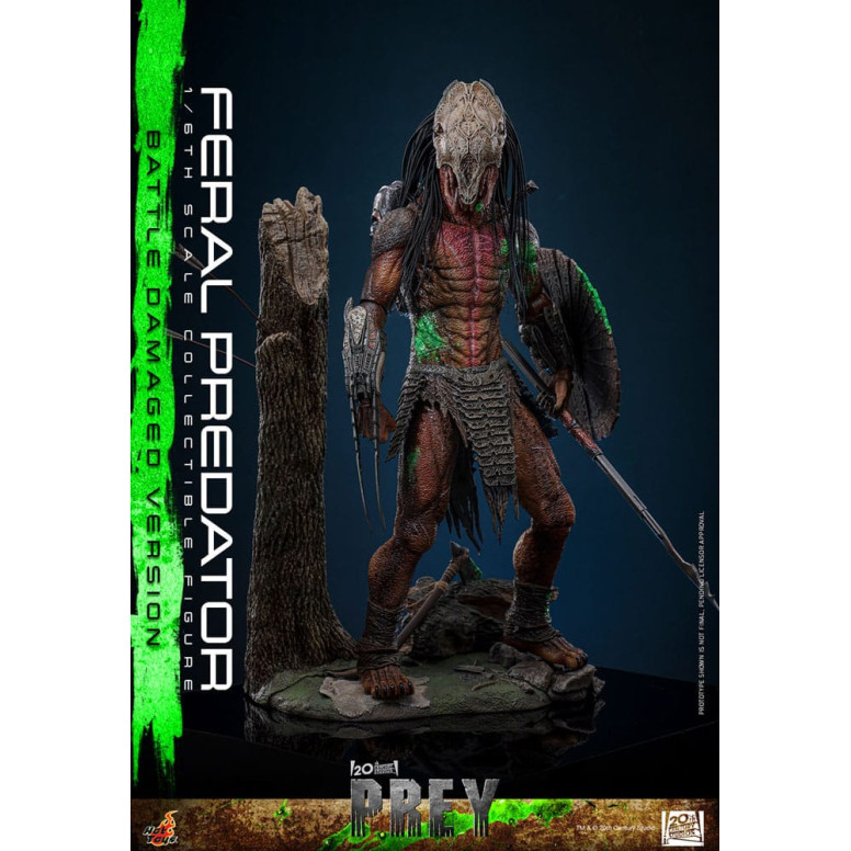 Hot Toys - Depredador Feral (Versión Dañada en Batalla) MMS 1/6 - Prey