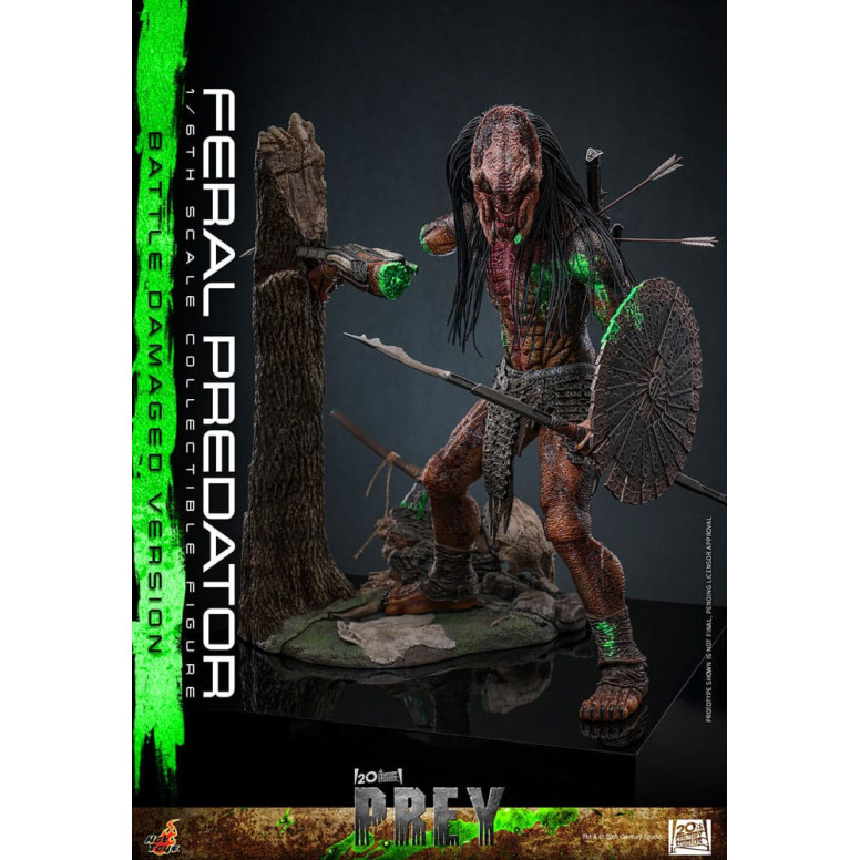 Hot Toys - Depredador Feral (Versión Dañada en Batalla) MMS 1/6 - Prey