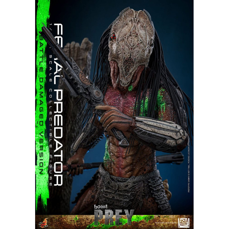 Hot Toys - Depredador Feral (Versión Dañada en Batalla) MMS 1/6 - Prey