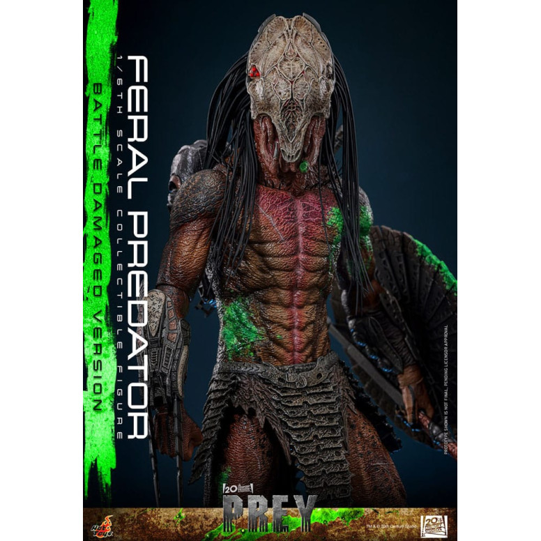 Hot Toys - Depredador Feral (Versión Dañada en Batalla) MMS 1/6 - Prey