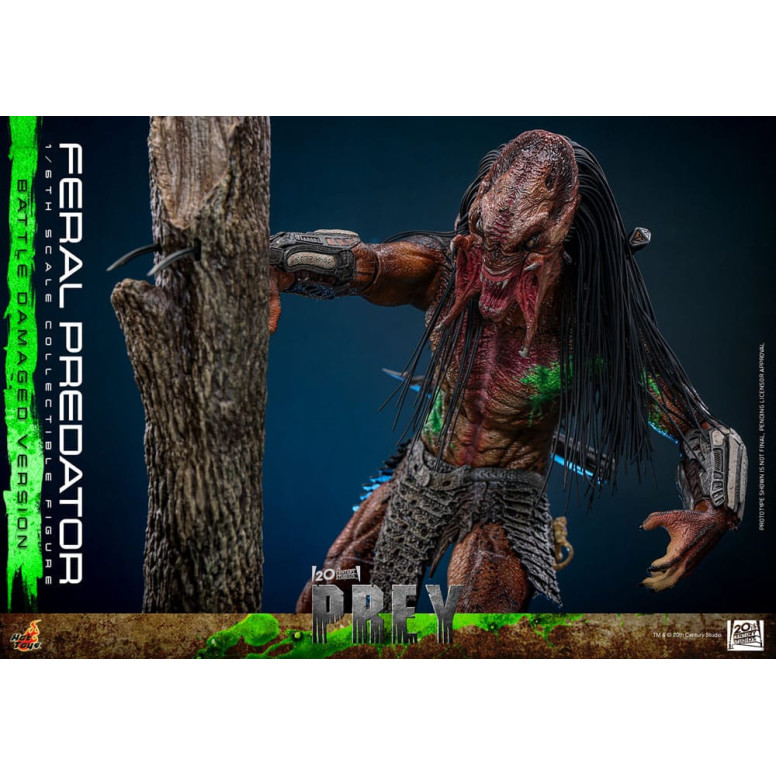 Hot Toys - Depredador Feral (Versión Dañada en Batalla) MMS 1/6 - Prey