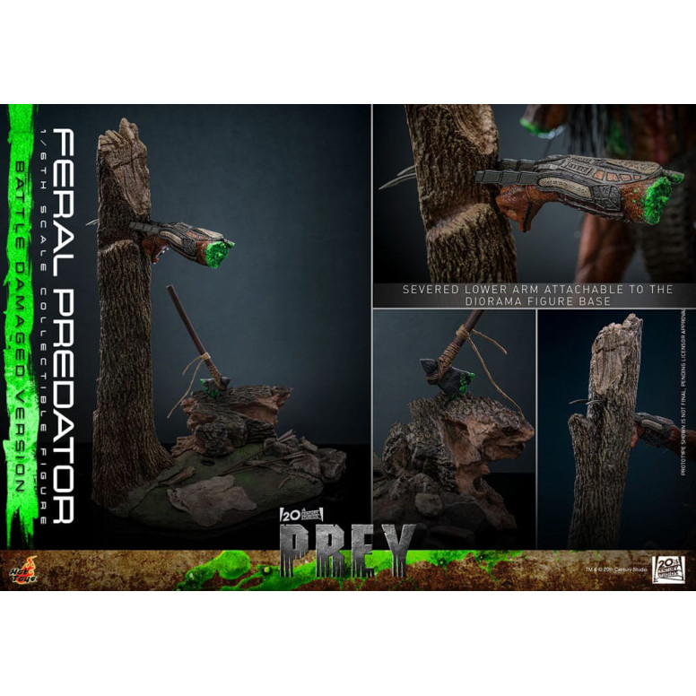 Hot Toys - Depredador Feral (Versión Dañada en Batalla) MMS 1/6 - Prey