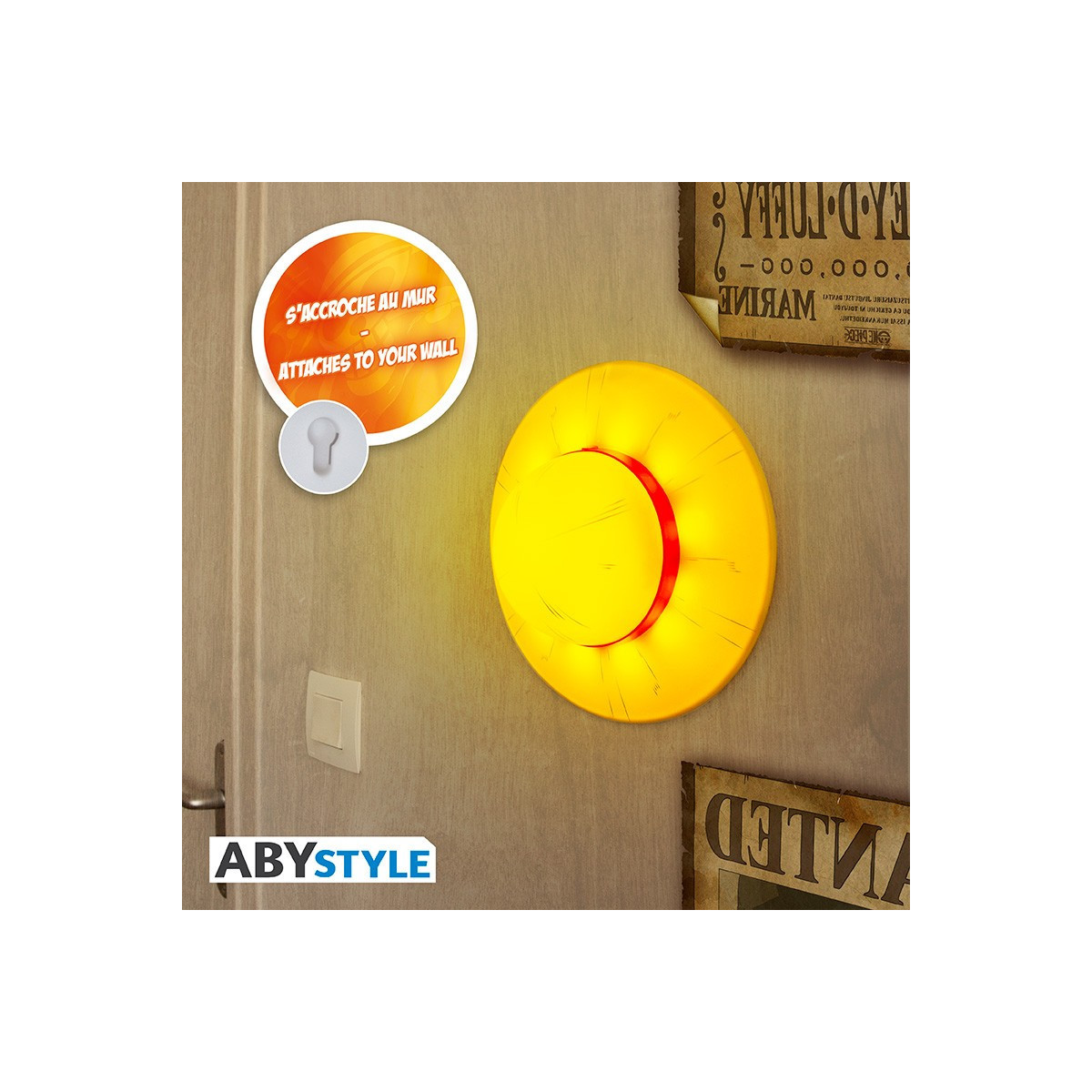 ABYstyle - One Piece - Lámpara sombrero de paja