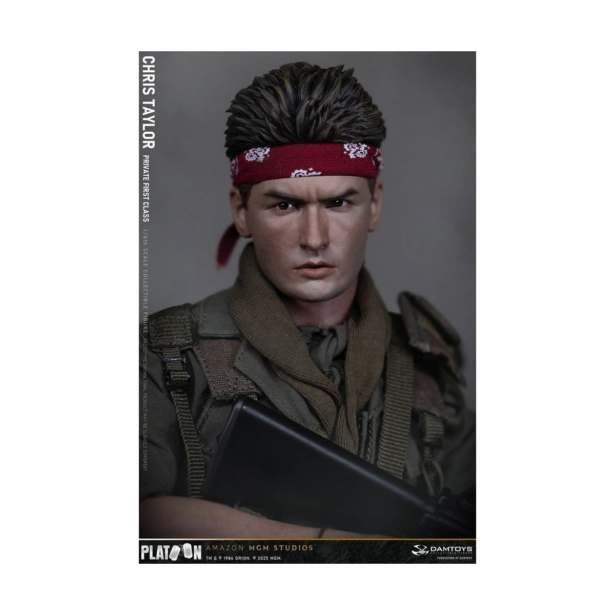 DAMTOYS - Platoon - Chris Taylor 1/6 Coleccionable