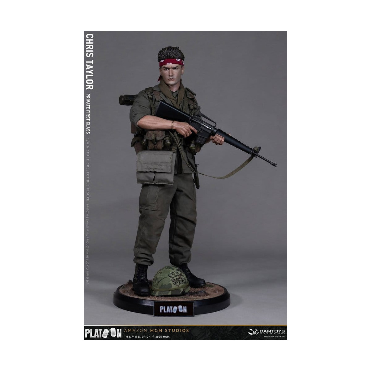 DAMTOYS - Platoon - Chris Taylor 1/6 Coleccionable