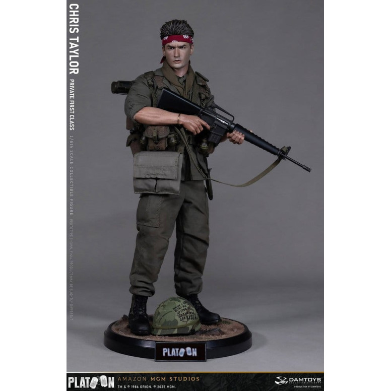 DAMTOYS - Platoon - Chris Taylor 1/6 Coleccionable