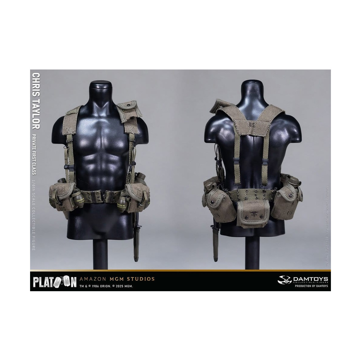 DAMTOYS - Platoon - Chris Taylor 1/6 Coleccionable