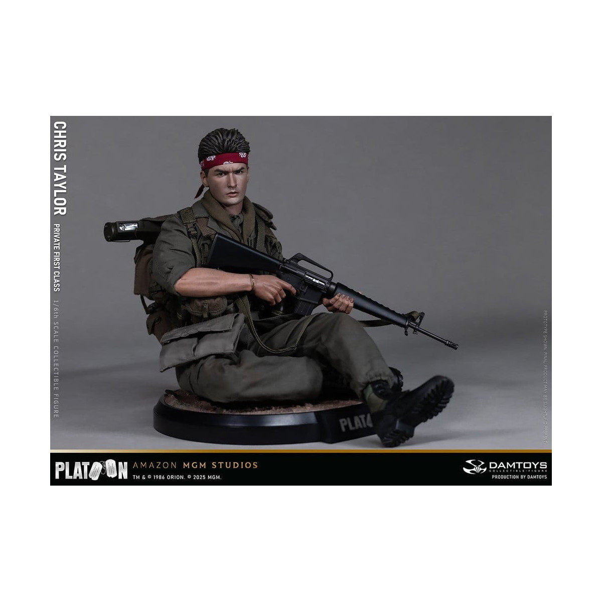 DAMTOYS - Platoon - Chris Taylor 1/6 Coleccionable