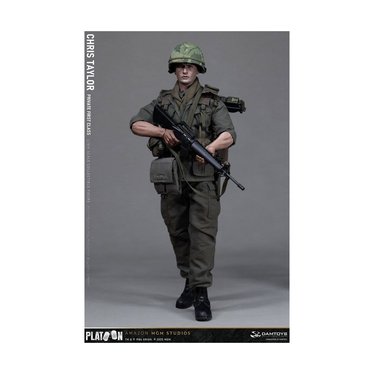 DAMTOYS - Platoon - Chris Taylor 1/6 Coleccionable