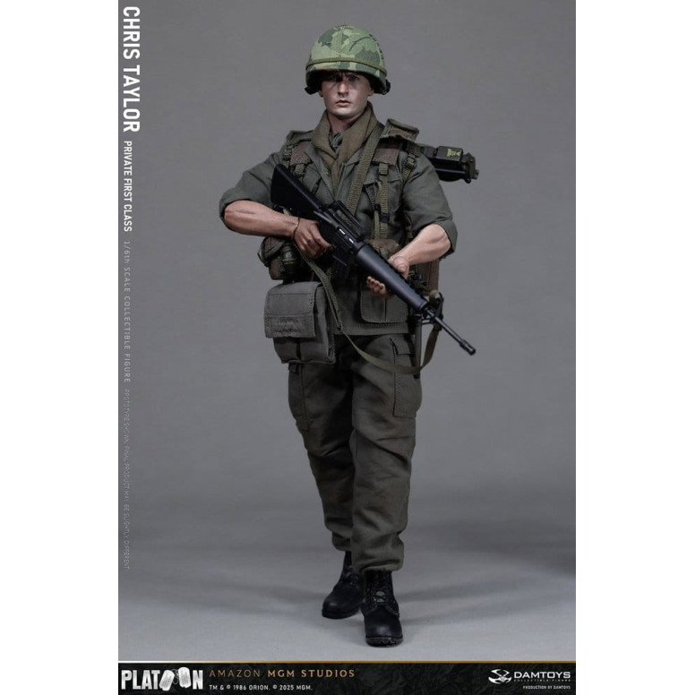 DAMTOYS - Platoon - Chris Taylor 1/6 Coleccionable
