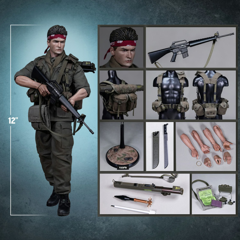 DAMTOYS - Platoon - Chris Taylor 1/6 Coleccionable