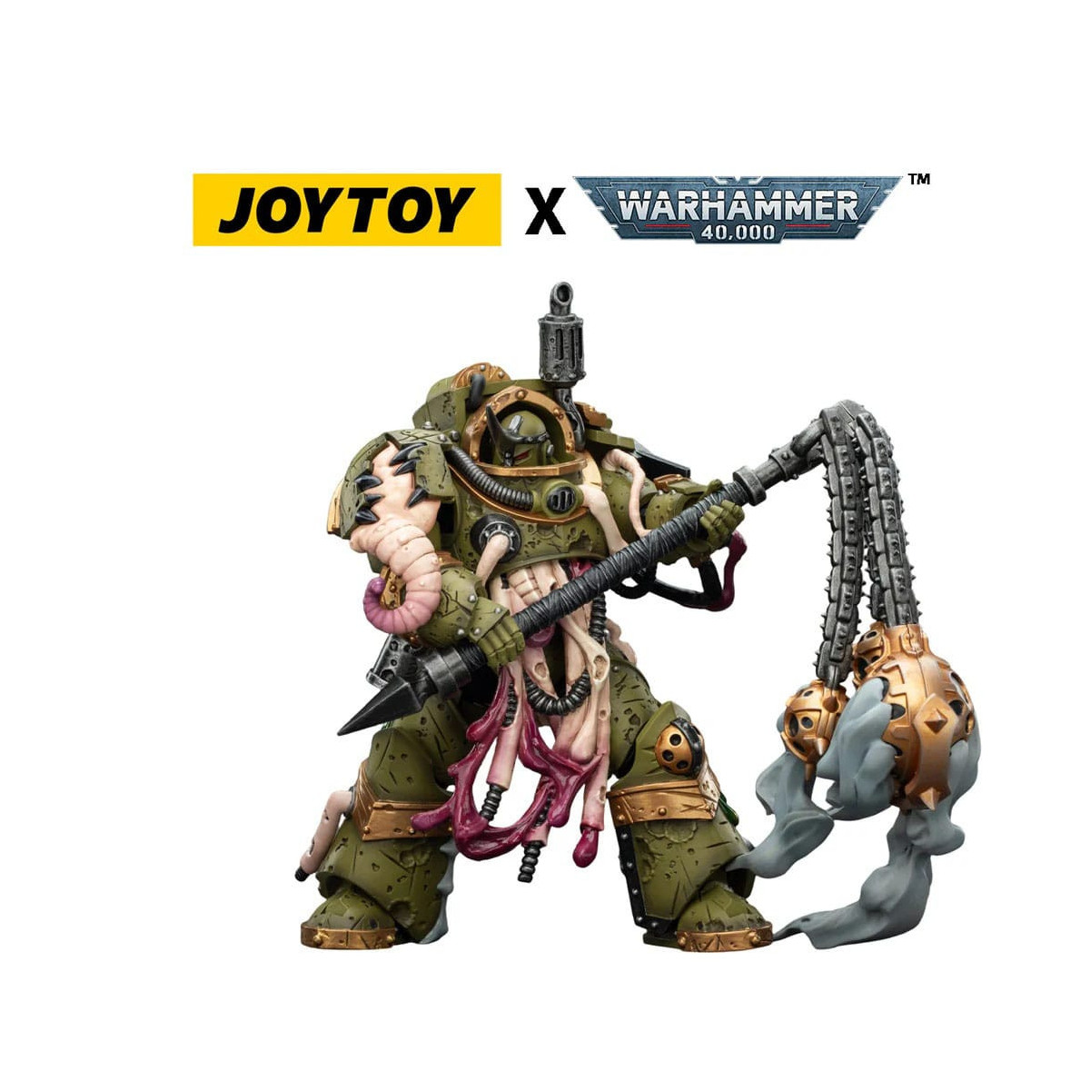 Joytoy - Guardia de la Muerte - Blightlord Terminator 2 con mayal de corrupción 1/18 - Warhammer 40k
