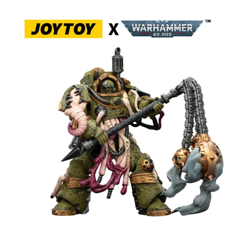 Joytoy - Guardia de la Muerte - Blightlord Terminator 2 con mayal de corrupción 1/18 - Warhammer 40k