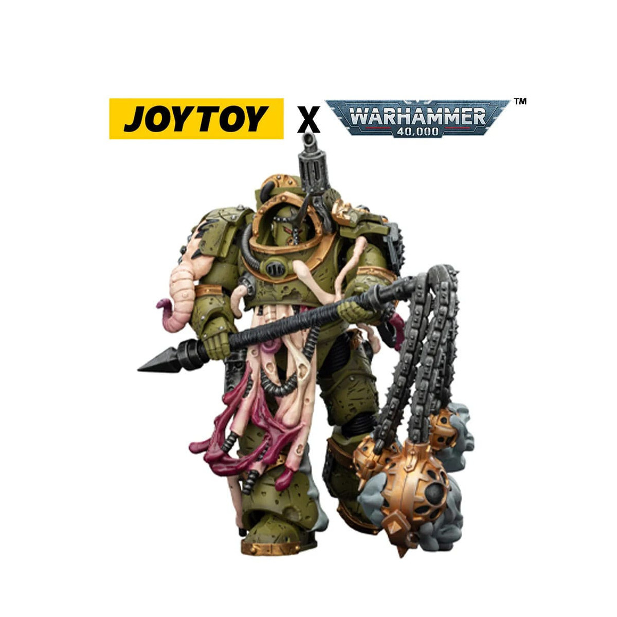 Joytoy - Guardia de la Muerte - Blightlord Terminator 2 con mayal de corrupción 1/18 - Warhammer 40k