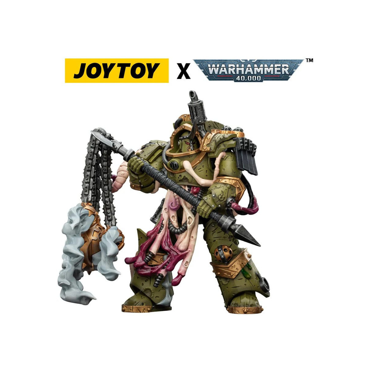 Joytoy - Guardia de la Muerte - Blightlord Terminator 2 con mayal de corrupción 1/18 - Warhammer 40k
