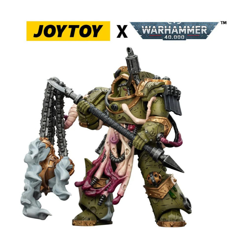 Joytoy - Guardia de la Muerte - Blightlord Terminator 2 con mayal de corrupción 1/18 - Warhammer 40k