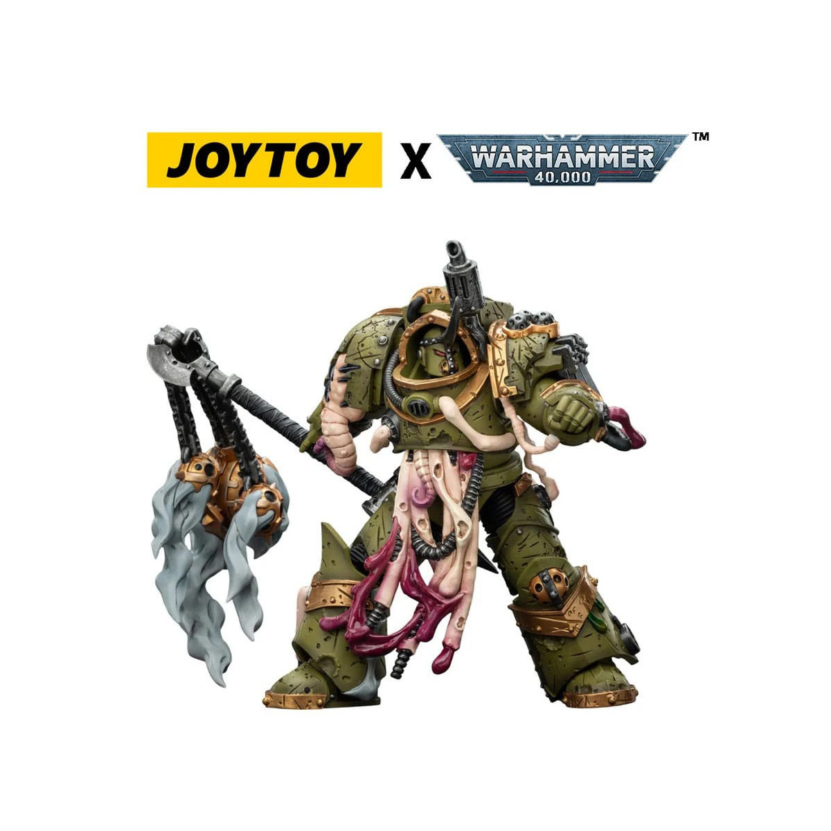 Joytoy - Guardia de la Muerte - Blightlord Terminator 2 con mayal de corrupción 1/18 - Warhammer 40k