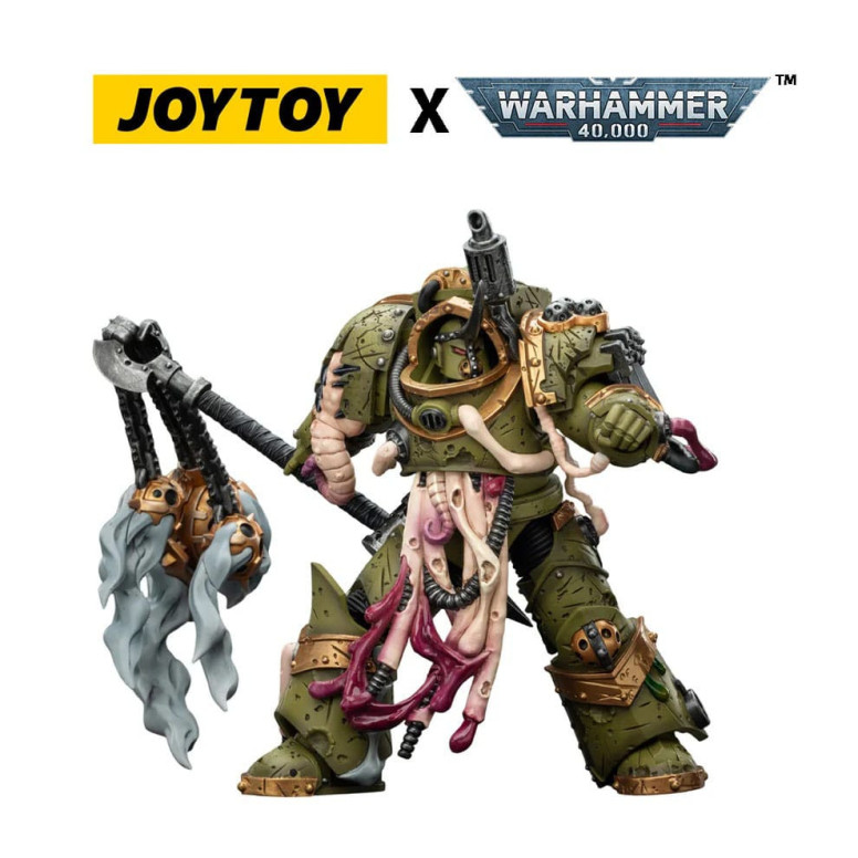 Joytoy - Guardia de la Muerte - Blightlord Terminator 2 con mayal de corrupción 1/18 - Warhammer 40k