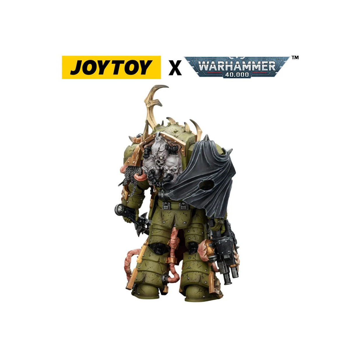 Joytoy - Guardia de la Muerte - Blightlord Terminator 3 con Combi-bolter y Bubotic Blade 1/18 - Warhammer 40k